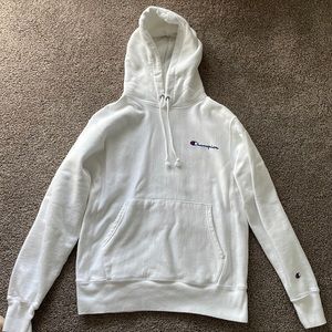 White Champion Hoodie